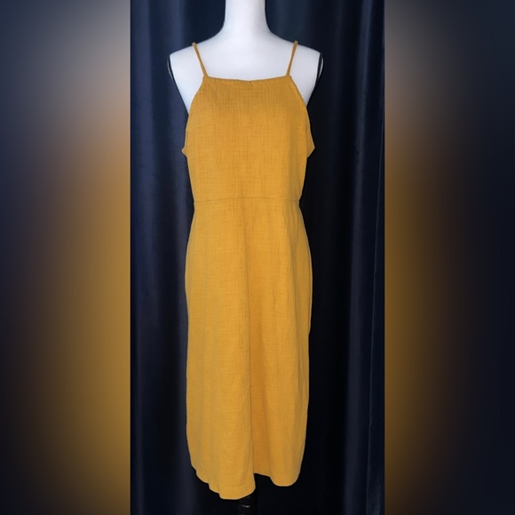 MADEWELL Mustard Dress - Picture 1 of 3